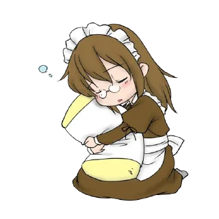 🛏 emoji Nijiura Maids Telegram sticker 11 of 36