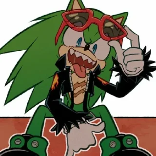 😎 emoji Scrounge the hedgehog by (@sonic_the_hednehog) Telegram sticker 15 of 55