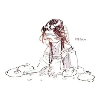 🌑 emoji Лань ванцзы Telegram sticker 14 of 47