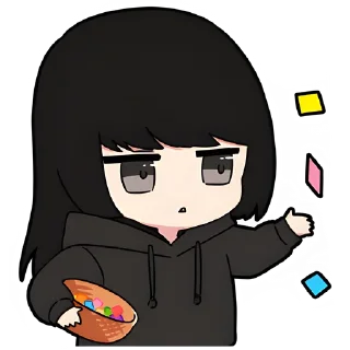 😐 emoji Сугуюры 2 @Nyasticks Telegram sticker 8 of 41