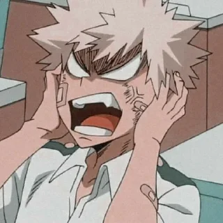 🤬 emoji Bakugou🔥 Telegram sticker 16 of 42