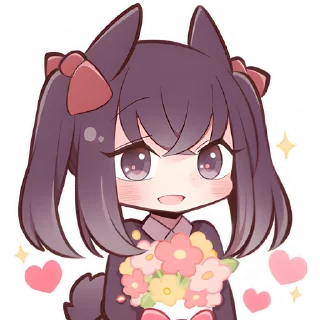 Sticker from Чёрная зайка @Nyasticks