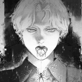 Sticker from Johan Liebert