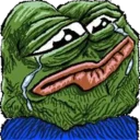😢 emoji Distortion Pepe @Trumpach Telegram sticker 14 of 62