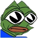 😣 emoji Distortion Pepe @Trumpach Telegram sticker 20 of 62