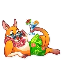 😎 emoji Mr. Kangaroo Telegram sticker 14 of 35
