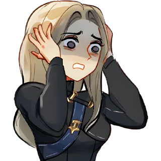 😬 emoji Сэм Сэмми @Nyasticks Telegram sticker 4 of 17