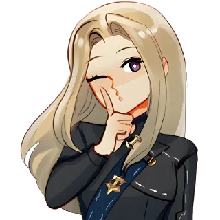 😉 emoji Сэм Сэмми @Nyasticks Telegram sticker 1 of 17
