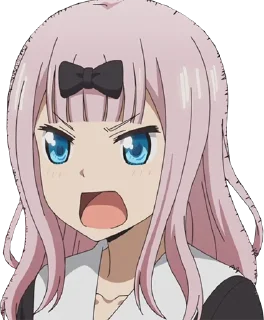😠 emoji Fujiwara Chika 3 Telegram sticker 24 of 38