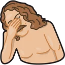 😑 emoji Facepalm Stickers by Gudim Telegram sticker 5 of 23