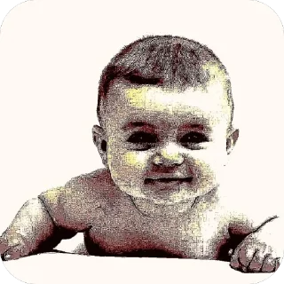 Sticker from Младенец