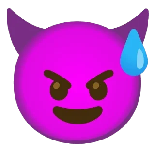 🌟 emoji Весёлый дьяволёнок Telegram sticker 6 of 83