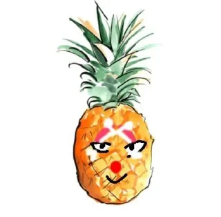 🤡 emoji super_pineapple Telegram sticker 15 of 18