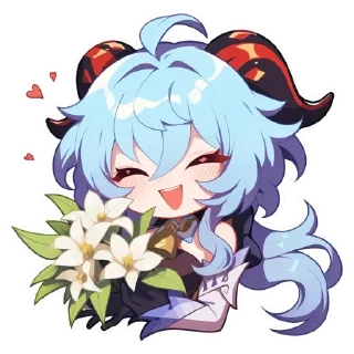 💐 emoji Геншин @stars458o9 Telegram sticker 8 of 55