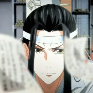 🐇 emoji Лань Ванцзи.  @stikersmanhwa Telegram sticker 20 of 70