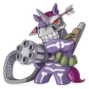 😡 emoji Undead Unicorn Telegram sticker 17 of 25
