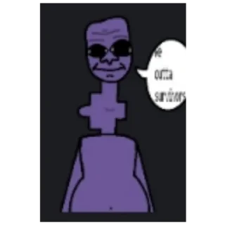 🤫 emoji Pillar Chase crack house Telegram sticker 6 of 11