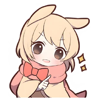 😯 emoji Сладкий зайчик 2 @nyasticks Telegram sticker 21 of 41