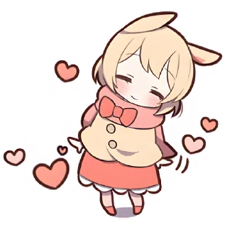 🥰 emoji Сладкий зайчик 2 @nyasticks Telegram sticker 9 of 41