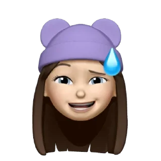 😅 emoji @Mifamour ❤🌸 Telegram sticker 12 of 29