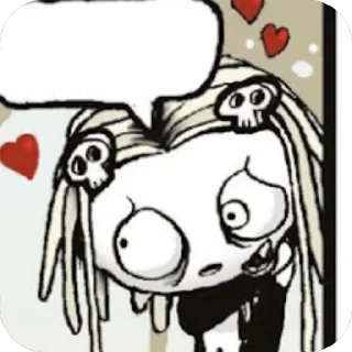 ♥️ emoji ⋮ Lenore 🥀 Telegram sticker 8 of 69