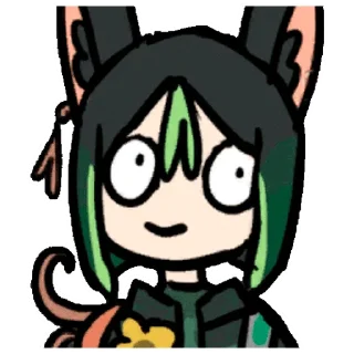 😵‍💫 emoji Tighnari @stickersMH Telegram sticker 17 of 30