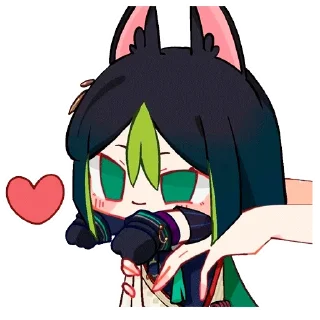 ❤️ emoji Tighnari @stickersMH Telegram sticker 19 of 30
