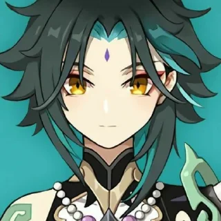 🐚 emoji Сяо Telegram sticker 6 of 35