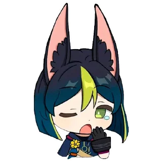 🥱 emoji Tighnari @stickersMH Telegram sticker 11 of 30