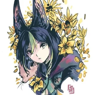 🌼 emoji Tighnari Telegram sticker 12 of 50