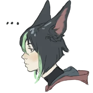 😐 emoji tighnari Telegram sticker 9 of 12