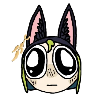😳 emoji Tighnari emoji Telegram sticker 12 of 16