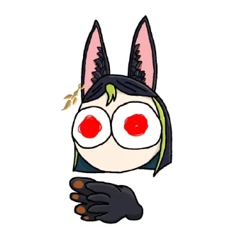 😳 emoji Tighnari emoji Telegram sticker 13 of 16
