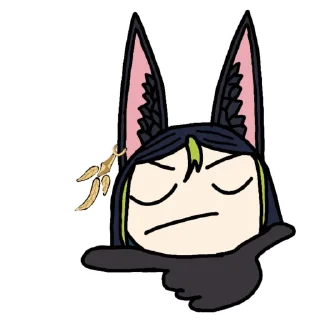 🤔 emoji Tighnari emoji Telegram sticker 11 of 16