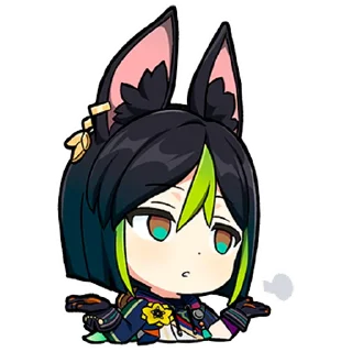 👐 emoji Tighnari @stickersMH Telegram sticker 5 of 30