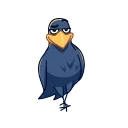 Sticker from Crow
