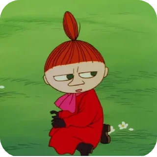 😒 emoji Малышка Мю Telegram sticker 10 of 15