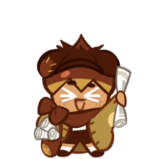 🌰 emoji Chestnut Cookie! Telegram sticker 10 of 42