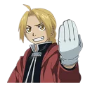 😏 emoji Fullmetal Alchemist Telegram sticker 18 of 40