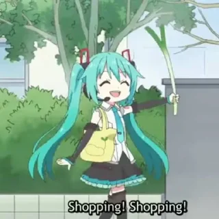 🐈‍⬛ emoji 🐳Hatsune Miku by @nekostikers Telegram sticker 1 of 67