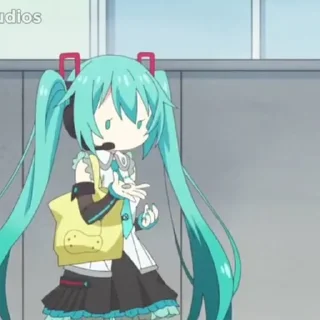 🐈‍⬛ emoji 🐳Hatsune Miku by @nekostikers Telegram sticker 5 of 67