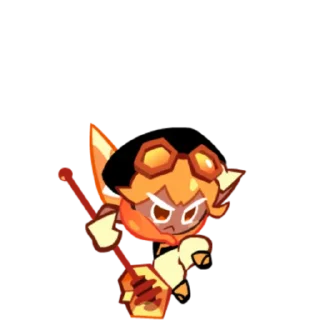 🐝 emoji Amber Sugar Cookie! Telegram sticker 15 of 26