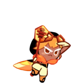🐝 emoji Amber Sugar Cookie! Telegram sticker 17 of 26