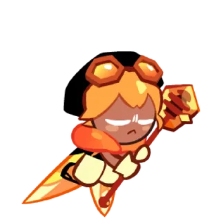 🐝 emoji Amber Sugar Cookie! Telegram sticker 6 of 26