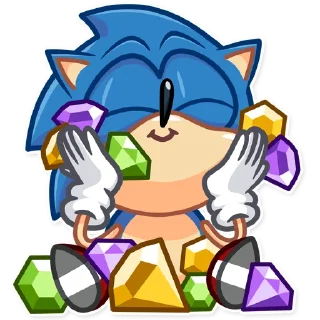 😊 emoji Sonic Telegram sticker 23 of 30
