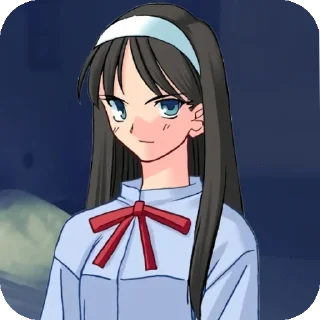 😏 emoji Tsukihime Telegram sticker 17 of 117