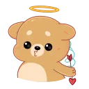 😙 emoji Мишка Амур (@TgSticker) Telegram sticker 24 of 24