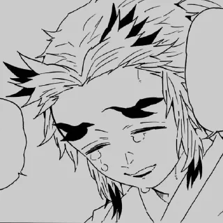 🥺 emoji Rengoku Telegram sticker 14 of 23