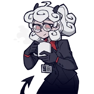 ☕ emoji Helltaker @CEO_of_hell Telegram sticker 17 of 68