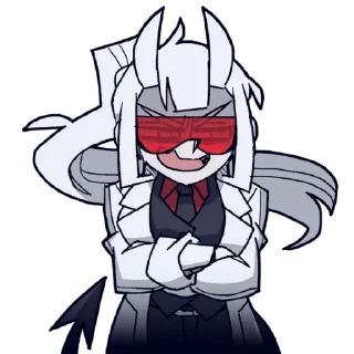 😠 emoji Helltaker Telegram sticker 7 of 75